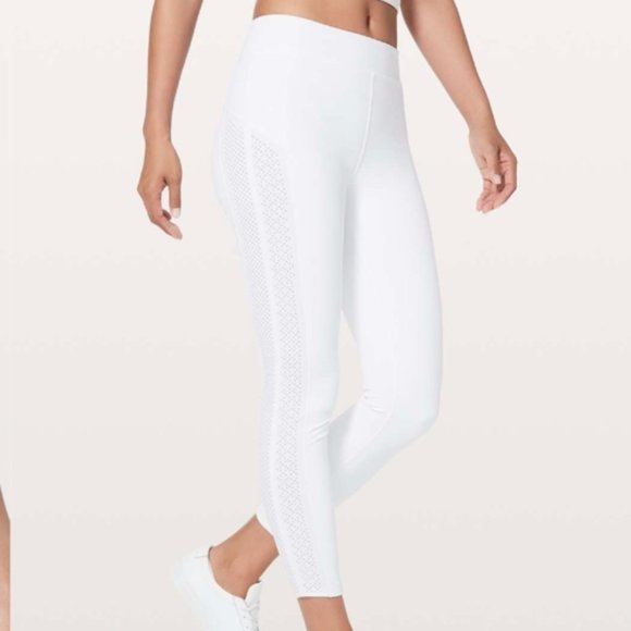 Lululemon Get Your Peek On Tight *25" White - Picture 2 of 14